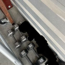 Like new Sets of Dumbbells - two sets of 15’s