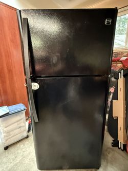 Black Kenmore Refrigerator