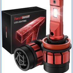 Torchbeam 2026 H-11 LED Bulbs, 72000LM, 6500K White, 1:1 Mini Size, Efficient Cooling, Pack of 2  Style: T6 H11  Brand Torchbeam Light Source Type LED