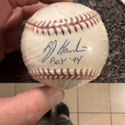 Bob Hamelin Autographed Baseball 