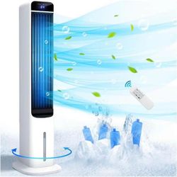 Atemomen 41" 3-in-1 Evaporative Tower Fan & Air Cooler – Open Box