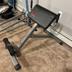 Foldable Hyperextension Roman Chair w/Back Extension, Home Gym 