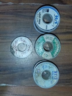 4 rolls of plumbing solder $140