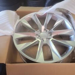 24inch Reps Silver Machined Brushed 