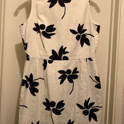 J. Crew 100% Cotton Winter White Dress