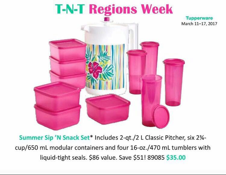 NEW Tupperware #3993 Fridgesmart Small PINK Container W/Lid 4 1/2 Cup Set  Of 2 for Sale in Ventura, CA - OfferUp