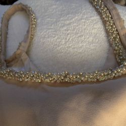 vivian Dessy Diemond Creation Women’s Two Piece Evening Dress  Size 16  ( RN# 91947) Beaded Sequins. 