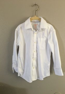Boys white long sleeve size 4-5 Cat & Jack