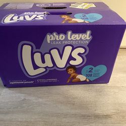 Size 2 Luvs Diapers 