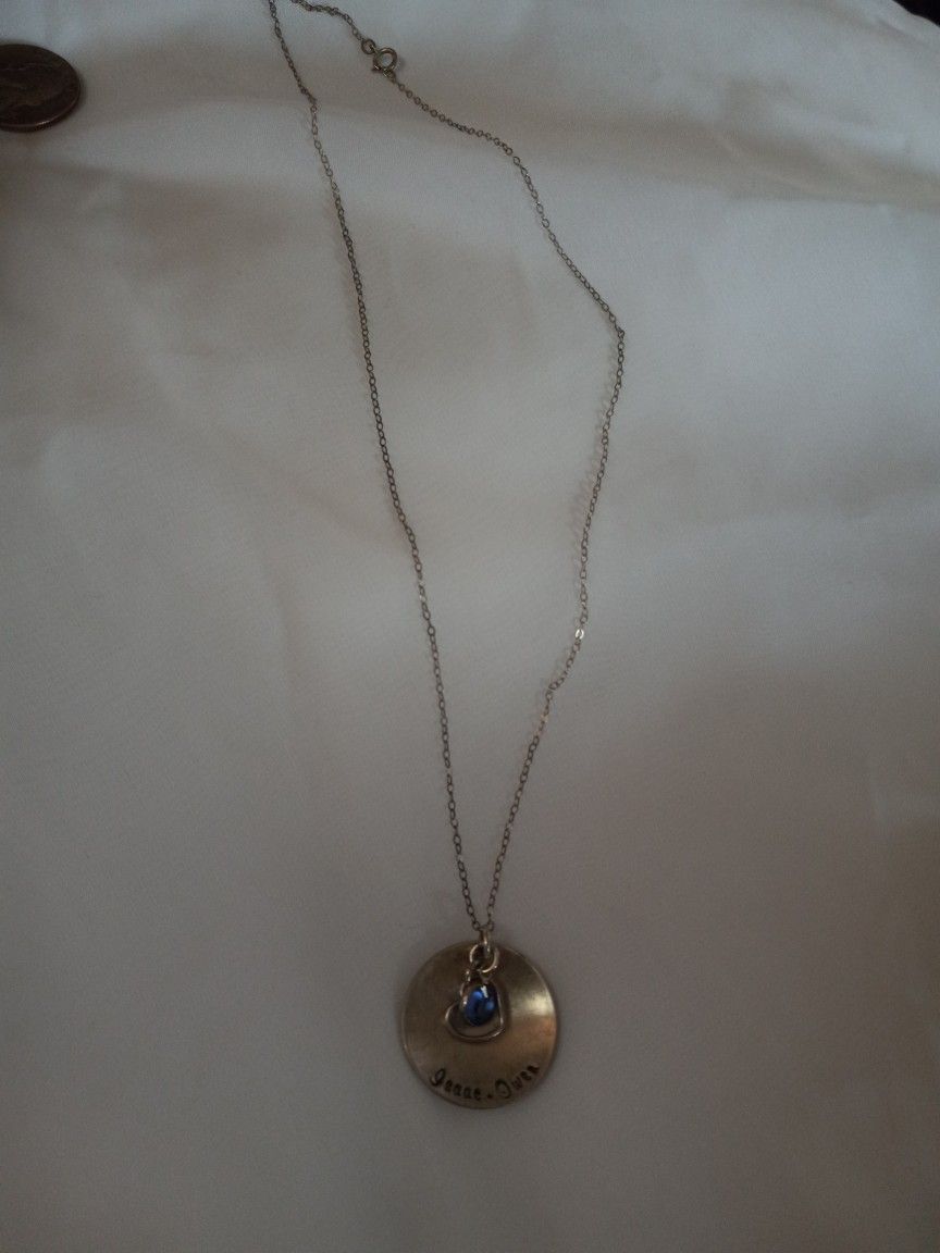 925 STARLING SILVER ""NECKLACE π""