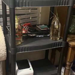 4 Tier Shelf Black