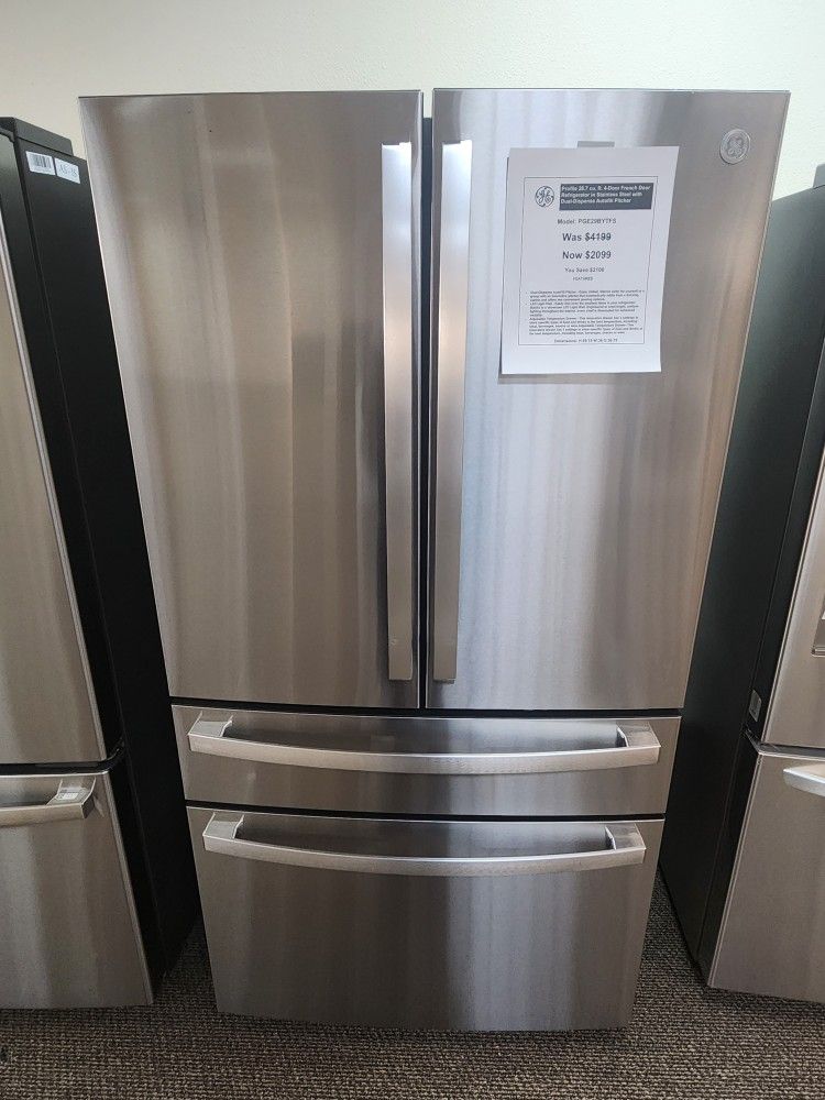 $599 $2099 GE Refrigerators Brand New, Express Delivery, One Year Warranty