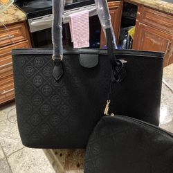 Tote Purse + Zip Pouch 