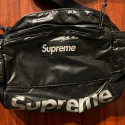 Supreme Waist bag 2017 BLACK (reflective)