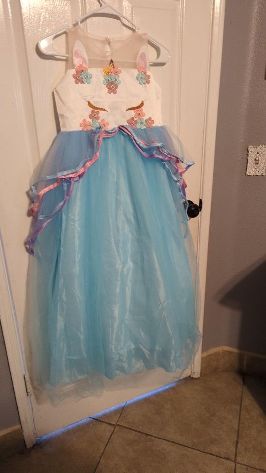 Unicorn theme dress
