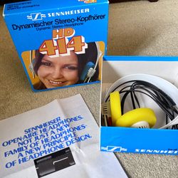 Vintage Sennheiser HD414 Stereo Headphones