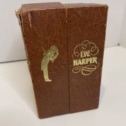 Vintage I.W. Harper Straight Whiskey Display (empty bottle)