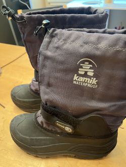 Youth Kamik Waterproof Boots, Size 6