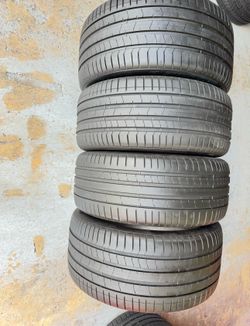 Set Of Four 275/40/21 and 315/35/21 Pirelli P Zero PZ4 Runflats Like New with 90-95% Left•BMW X5•BEST DEALS