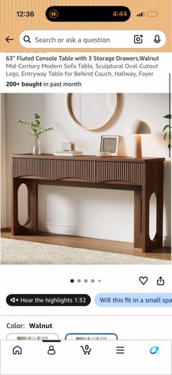 Console table