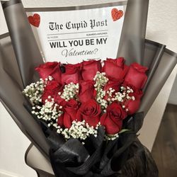 12 Red Roses Bouquet