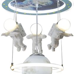 Astronaut Planet Ceiling Light - Kids Space Theme E76
