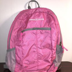 SwissGear Student Backpack 15" Laptop Durable/Light Weight Pink