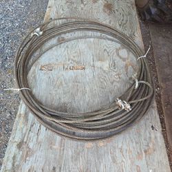 75' 3/8" Metal Braided Cable