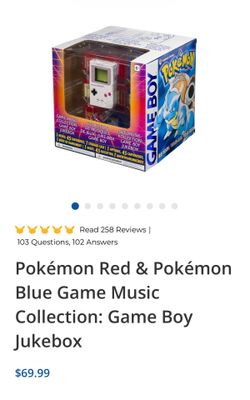 Pokémon Red & Pokémon Blue Game Music Collection: Game Boy Jukebox
