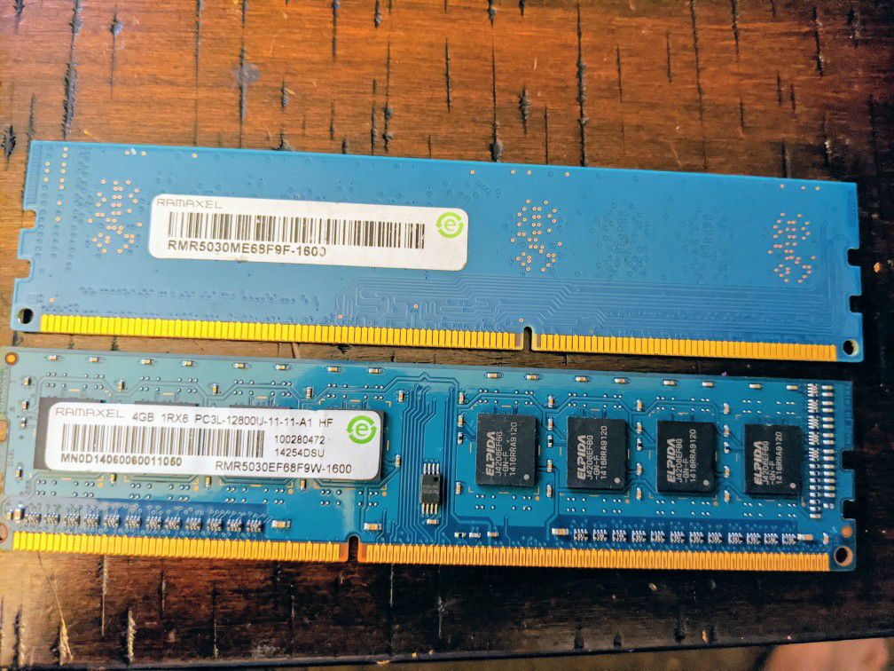8GB (2X4GB) PC3L RAM