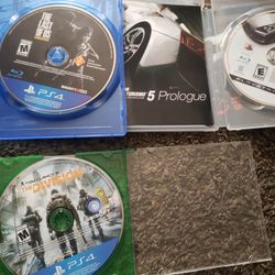 2 PS4 GAMES AND 1 PS3 GAME 