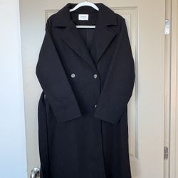 Boutique Black Trench/overcoat 