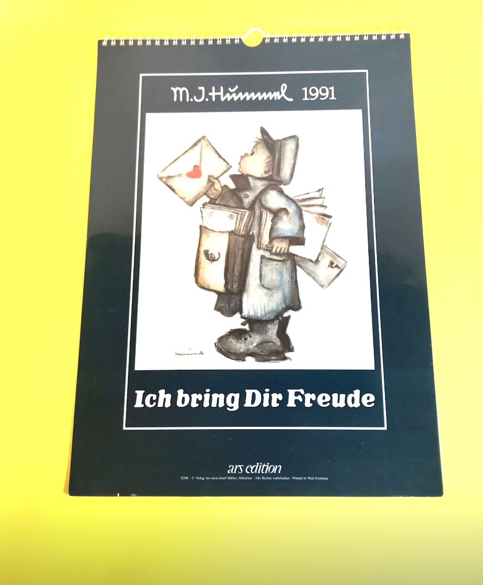1991 Hummel Calendar For Prints