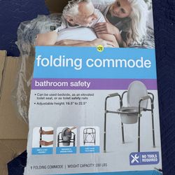 Folding Commode New 