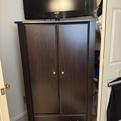 Armoire and Dresser Espresso
