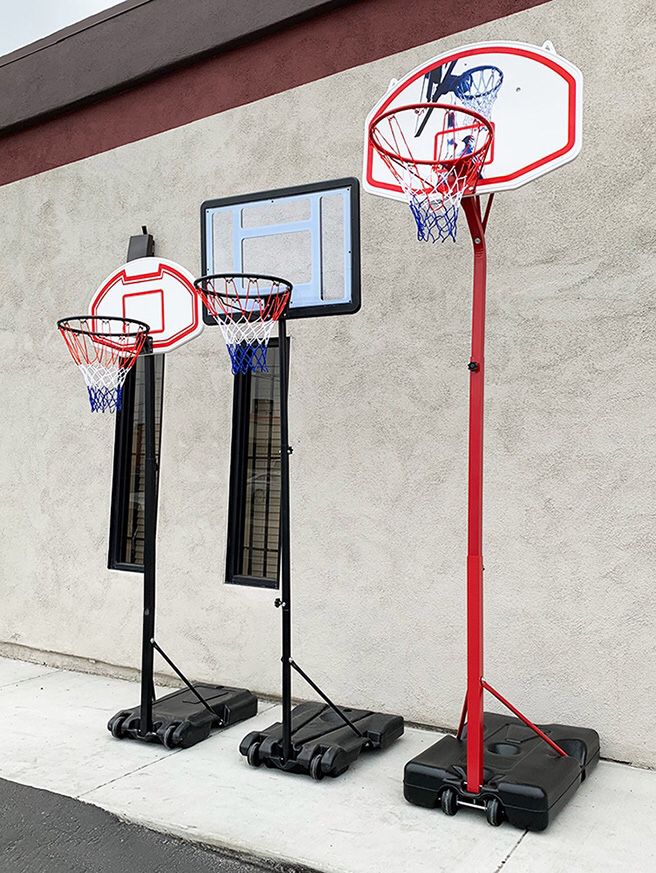 (New in box) Kids Junior Basketball Hoop Adjustable Height (3 Sizes: Small $45, Medium $65, Large $75)