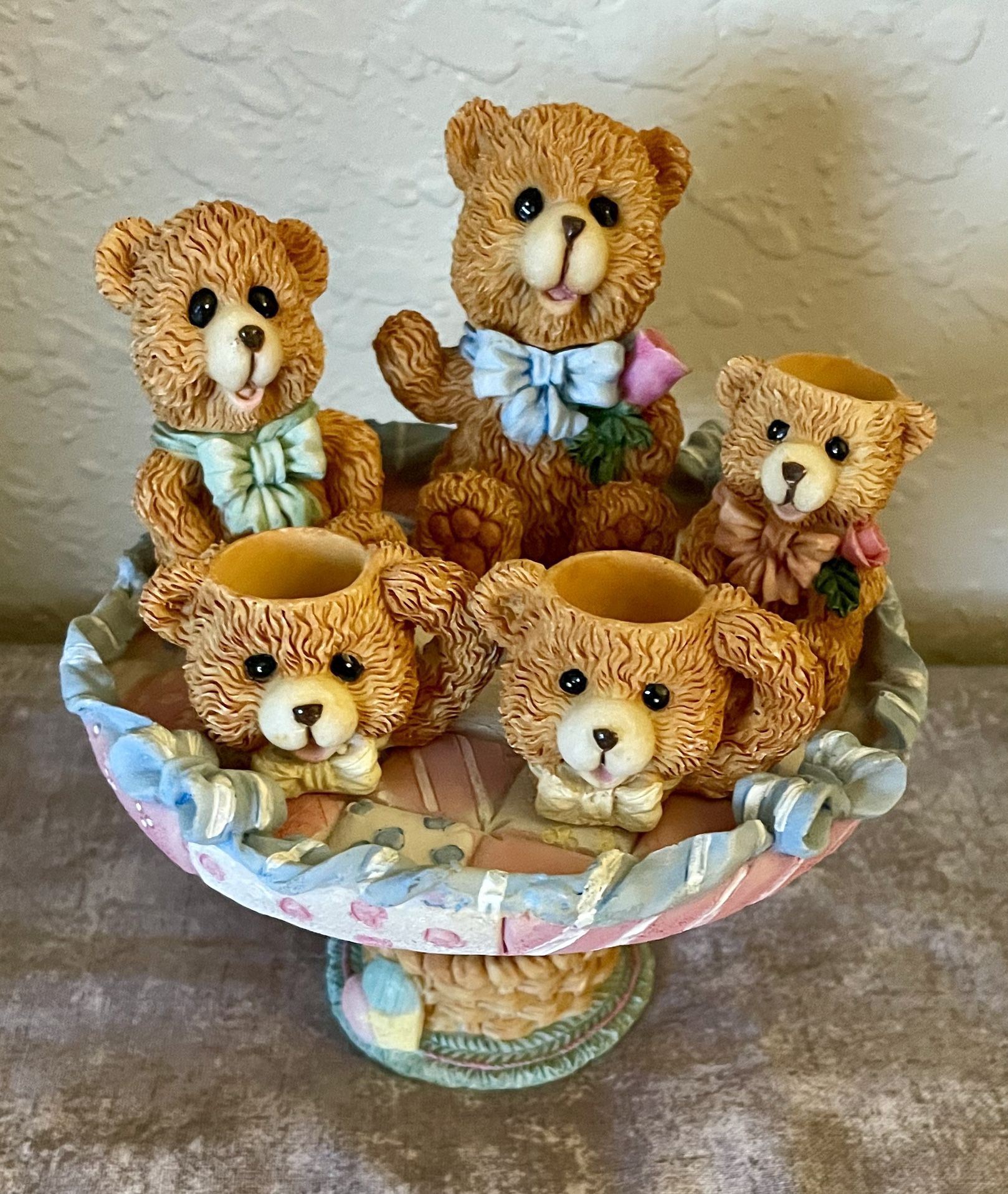 Teddy Bear Miniature Tea Set
