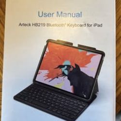 Arteck Wireless Bluetooth Keyboard for IPad. **BRAND NEW*