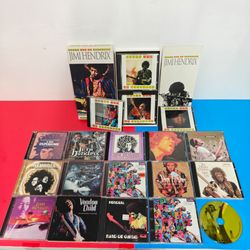 Huge lot of 18 Jimi Hendrix CDs and a DVD