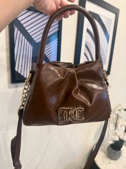 Juicy couture brown leather crossbody