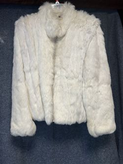 Vintage 100% Rabbit Fur  Coat 