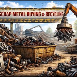 Pick up metal scrap quickly. Free or cash.