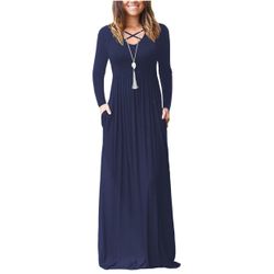 Maxi Dresses Long Dresses with Pockets New