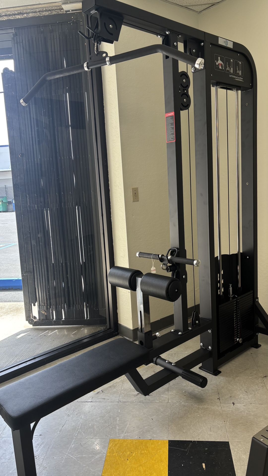 Lat Pull-down And Low Row Combo Fitness Machine