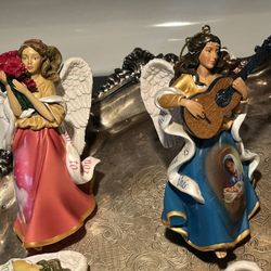 10 angel ornaments