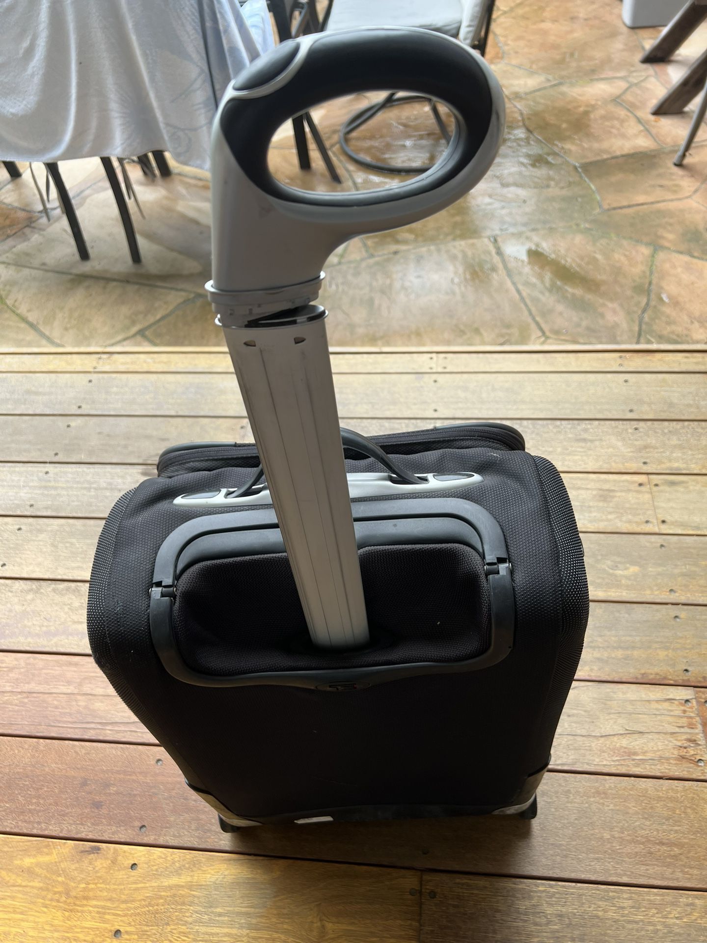 Tumi Black Nylon T3 Expandable Trolley Suitcase 