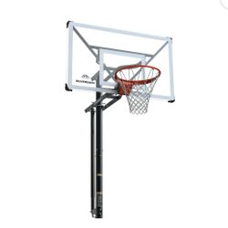 Silverback SBX 54" In-Ground Basketball Hoop with Adjustable-Height Backboard