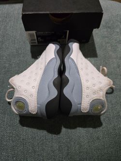 Jordan Toddler's 13 Retro White/Yellow Ochre-Blue Grey (DJ3004 170) - 5