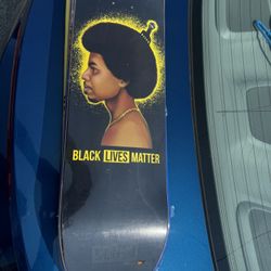 MINT RARE Blind Kevin Romar “Black Lives Matter” BLM Skateboard Deck 8” Collectors Item 