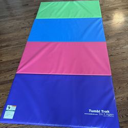 Tumbl Trak 8x4 ft Gymnastic Tumbling Mat for Tumbling, Cheer, Dance, Exercise, Fitness, and Martial Arts